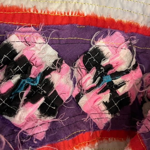 Handmade Native American Toddlers Patchwork Skirt - Picture 8 of 10